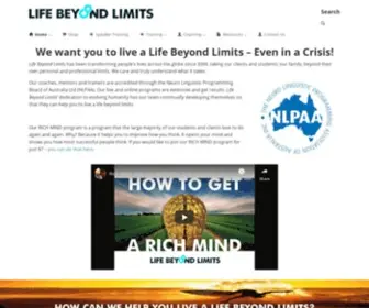 Lifebeyondlimits.com.au(Life Beyond Limits) Screenshot