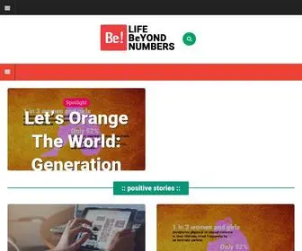 Lifebeyondnumbers.com(Positive News) Screenshot