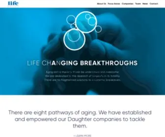 Lifebiosciences.com(Life Biosciences) Screenshot