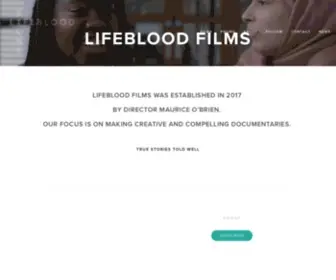 Lifebloodfilms.com(Lifeblood Films) Screenshot