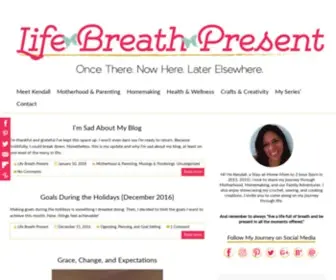 Lifebreathpresent.com(Life) Screenshot