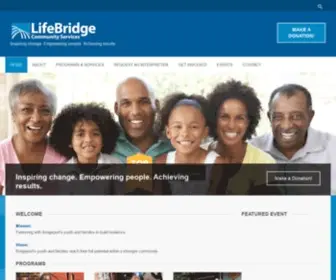 Lifebridgect.org(LifeBridge Community Services) Screenshot