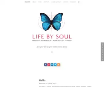 Lifebysoul.com(Live Your Life by Your Soul's Unique Design) Screenshot