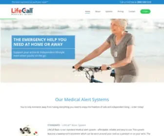 Lifecall.com(24/7 Medical Alert Systems) Screenshot