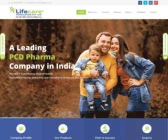 Lifecareformulation.com(Life Care Formulation Pvt.Ltd) Screenshot