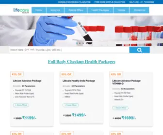 Lifecarehealthlabs.com(Life Care Healthlabs) Screenshot