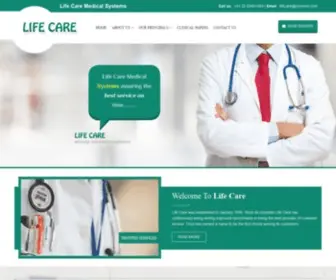 Lifecaremedicalsystems.com(Life Care) Screenshot