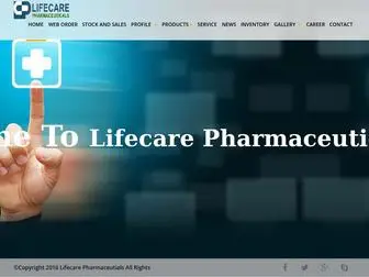 Lifecarepharma.com(Lifecare Pharmaceuticals) Screenshot