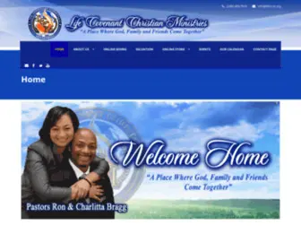 Lifeccm.org(Life Covenant Christian Ministries) Screenshot