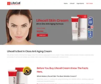 Lifecellskin.us(LifeCell South Beach Skincare) Screenshot