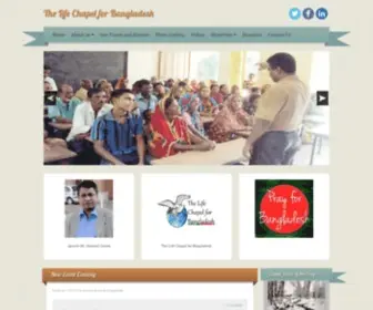 Lifechapelbd.org(The Life Chapel For Bangladesh is a diverse family of healthy congregations) Screenshot