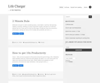Lifecharger.org(Life Charger) Screenshot