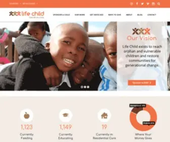 Lifechild.org.za(One Life at a Time) Screenshot