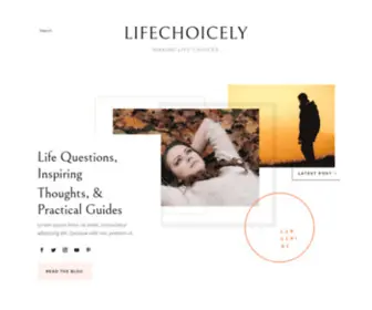 Lifechoicely.com(There's more to life than you think) Screenshot