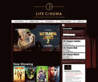 Lifecinemas.com.fj(Life Cinema) Screenshot