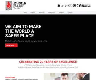 Lifeco-UK.com(Fire & Safety Equipment Co. Ltd) Screenshot