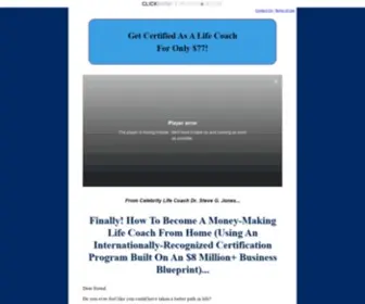 Lifecoachingcertified.com(Life Coaching) Screenshot