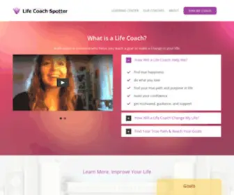 Lifecoachspotter.com(Life Coach Spotter) Screenshot