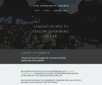 Lifecommunitynow.org(Life Community Church) Screenshot