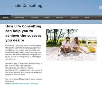 Lifeconsulting.co.nz(Choice Life Consulting) Screenshot