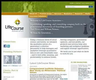 Lifecourse.com(Lifecourse Associates) Screenshot