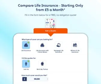 Lifecoversearch.com(Life Insurance Quotes) Screenshot