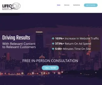 Lifecycledigitalmarketing.com(Life Cycle Digital Marketing) Screenshot