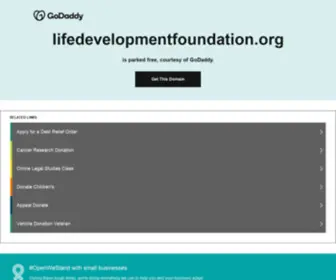 Lifedevelopmentfoundation.org(Empowerment for Sustainable Development) Screenshot