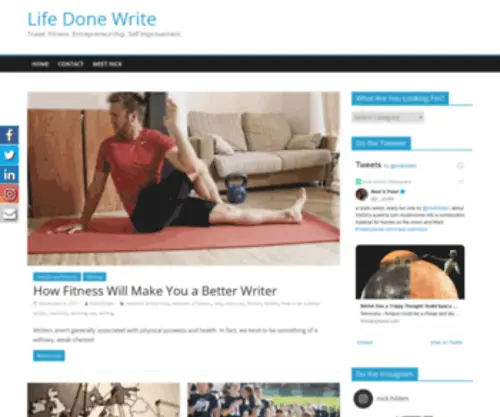 Lifedonewrite.com(Life Done Write) Screenshot