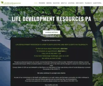 Lifedrs.com(Life Development Resources) Screenshot