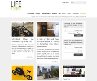 Lifeedited.com(Design your life to inc) Screenshot