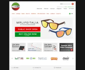 Lifeeyewear.com(World Optik) Screenshot