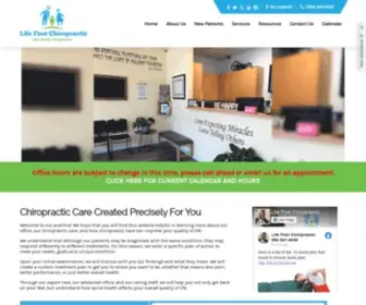 Lifefirstchiropractic.com(Pompano Beach Chiropractor. Dr Ashley Whitford) Screenshot