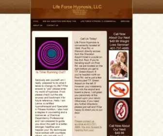 Lifeforcehypnosis.com(Life Force Hypnosis) Screenshot