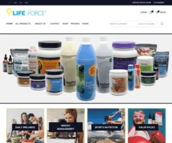 Lifeforce.net(Life Force International) Screenshot