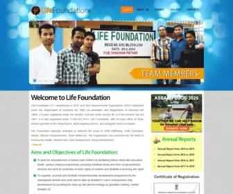 Lifefoundationngo.org.in(Life Foundation) Screenshot