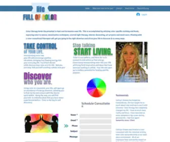 Lifefullofcolor.com(Color Therapy) Screenshot