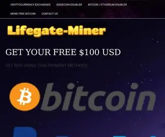 Lifegate-Miner.com(Lifegate Miner) Screenshot