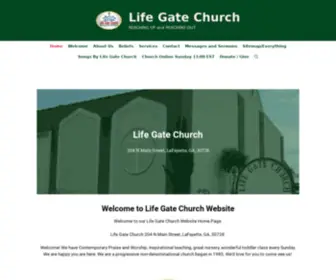 Lifegatechurch.com(Life Gate Church) Screenshot