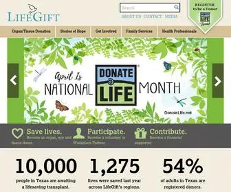 Lifegift.org(LifeGift) Screenshot