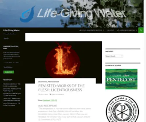 Lifegivingwaterdevo.org(Lifegivingwaterdevo) Screenshot