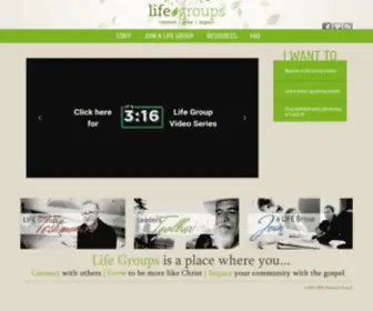 Lifegroups.org(Life Groups) Screenshot