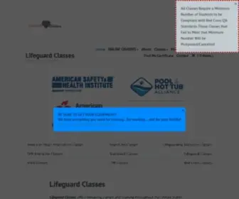 Lifeguardclasses.org(Lifeguard Training Throughout New York) Screenshot