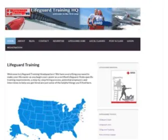 Lifeguardtraininghq.com(Your Center for Life Guard Training) Screenshot