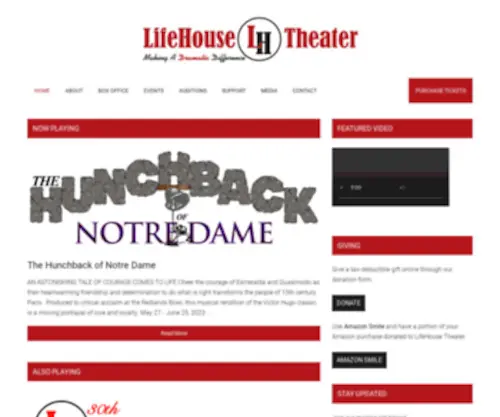 Lifehousetheater.com(LifeHouse Theater) Screenshot