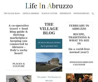 Lifeinabruzzo.com(Cherry-pick Abruzzo the Easy Way) Screenshot
