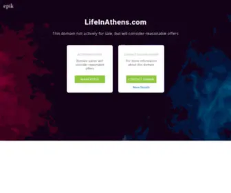 Lifeinathens.com(Life In Athens) Screenshot