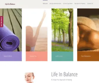 Lifeinbalancewellnesscenter.com(Life In Balance Wellness Center) Screenshot