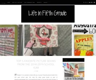 Lifeinfifthgrade.com(Life in Fifth Grade) Screenshot