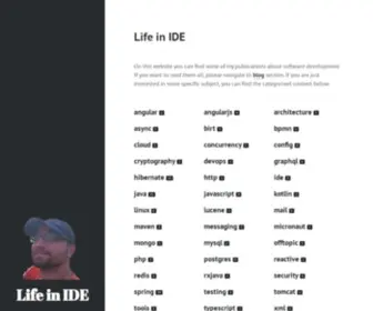 Lifeinide.com(Life in IDE) Screenshot